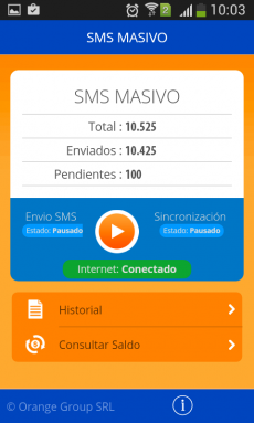 SMS Masivo (APP Privado)
